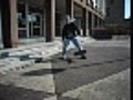 skate video (flip sur 3 marche)