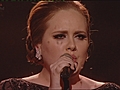 Adele’s Brit performance No.1