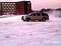 Chevrolet Suburban Drifting in snow