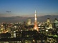 TWILIGHT TOKYO TOWER and ROPPONGI Hills WIDE Angle