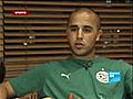 L’arrivée de l&#039;équipe d&#039;Algérie à Cabinda avant le quart de finale contre la Côte d&#039;Ivoire