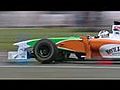 Force India VJ03 del 2010 en pista