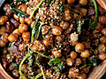 Fried Chickpeas With Chorizo