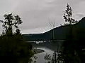 Royalty Free Stock Video SD Footage Mountains and Lake at the Mendenhall Glacier Near Juneau,  Alaska