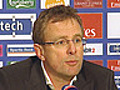 Ralf Rangnick und Armin Veh vor der Presse