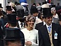 Will and Kate at the races