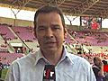 Match de football Italie-Suisse: les précisions de Philippe Von Burg,  en direct du stade de la Praille (GE)