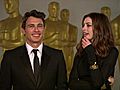 Franco and Hathaway on hosting the Oscars