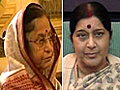 BJP boycotts &#039;tainted&#039; CVC,  Sushma meets President