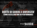 Quote di genere e diversità come acceleratore di performance