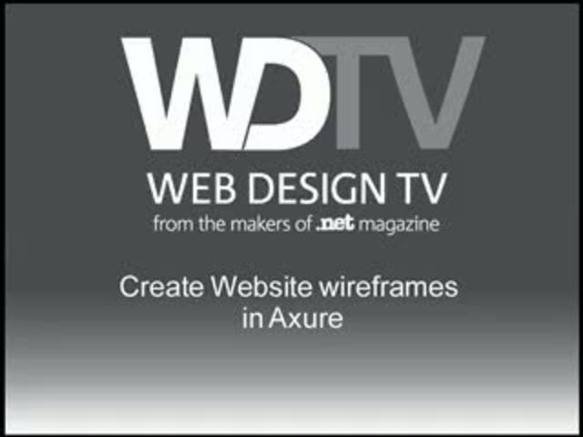 Create website wireframes in Axure - part 1