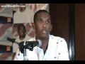 Point de presse Samuel Etoo (Orange vacances foot 2009)