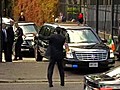 Obama Motorcade Gets Stuck in Ireland