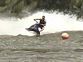 Royalty Free Stock Video HD Footage Riding a Jet Ski on a Lake in Ft. Lauderdale,  Florida