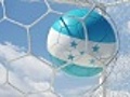 Honduras Ball Scores in Slow Motion with Sky Background