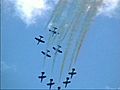 acrobatic flight on the Lago Maggiore