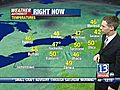 VIDEO: 13 WHAM Weather Authority Noon Forecast 11/20/2009