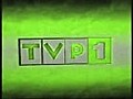 TVP1 - Ident z lat 1992 - 1994 ze zmieniającą się kolorystyką