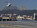 El Barça llega a Ceuta en helicóptero