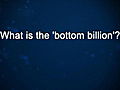 Curiosity: Jack Leslie: &#039;Bottom Billion&#039;