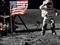 Are the flags left on the moon still there?