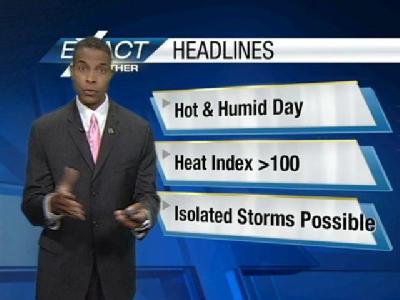 Damon’s Hot Saturday Forecast