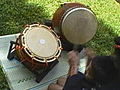 Mom And Me On The Drums