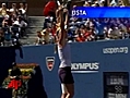 Teen Upsets Dementieva at U.S. Open