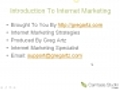 Introduction to Internet Marketing 1 of 12