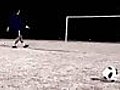 Soccer goalie trick shots