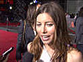 Patrick Wilson,  Jessica Biel The A-Team Interviews