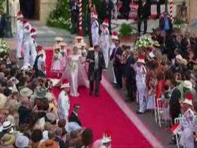 Monaco’s New Princess Walks Down Aisle