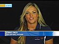 Jennie Finch goes for Olympic gold