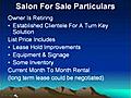 Hair Salon For Sale In The Kelowna Area