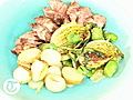 Spring Lamb with jersey royal potatoes