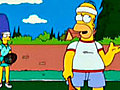 The Simpsons: Tennis The Menace