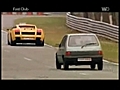 Peugeot 205 contre Lamborghini