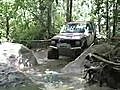 Jeep Cherokee extreme off road action