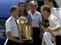 Extra: NBA Championship Trophy Arrives In Boston