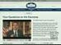 Obama Fields Questions In Online Town Hall Meeting
