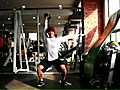 one arm kettlebell overhead squat