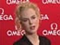Omega makes Nicole Kidman tick