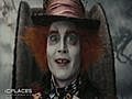 Alice in Wonderland -starring Mia Wasikowska ,  Johnny Depp , Helena Bonham