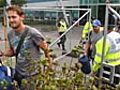 The end of the Vestas sit-in from inside the plant