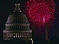 Fireworks Light Up American Capitol