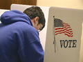 Election Day draws a crowd