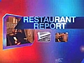 Restaurant Report - 10/09/08