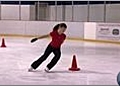 Ice Hockey - Skate Forward and Backward Cuts Around the Cones