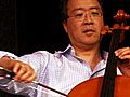 Yo Yo Ma,  Cellist leads workshop