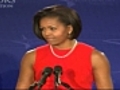 First Lady promotes childhood obesity prevention